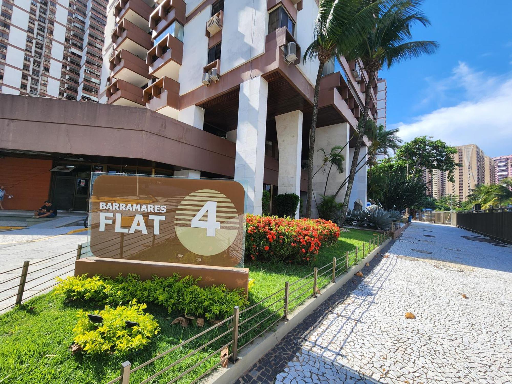 Apartamento Barramares Flat - Condominio Em Frente A Praia Da Barra Da Tijuca リオデジャネイロ エクステリア 写真