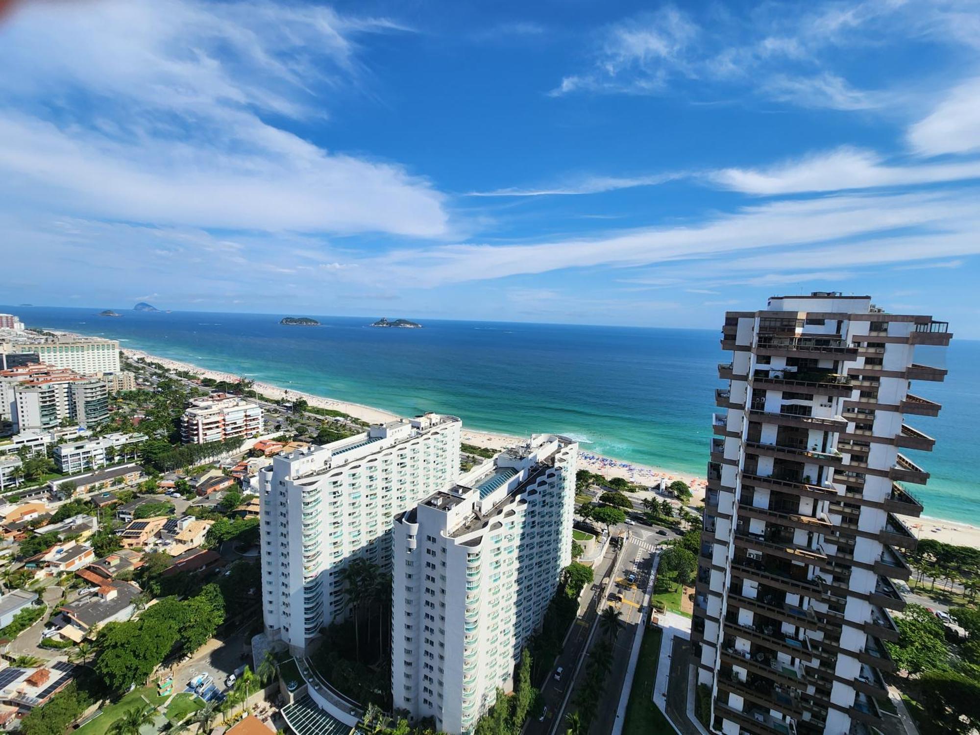 Apartamento Barramares Flat - Condominio Em Frente A Praia Da Barra Da Tijuca リオデジャネイロ エクステリア 写真