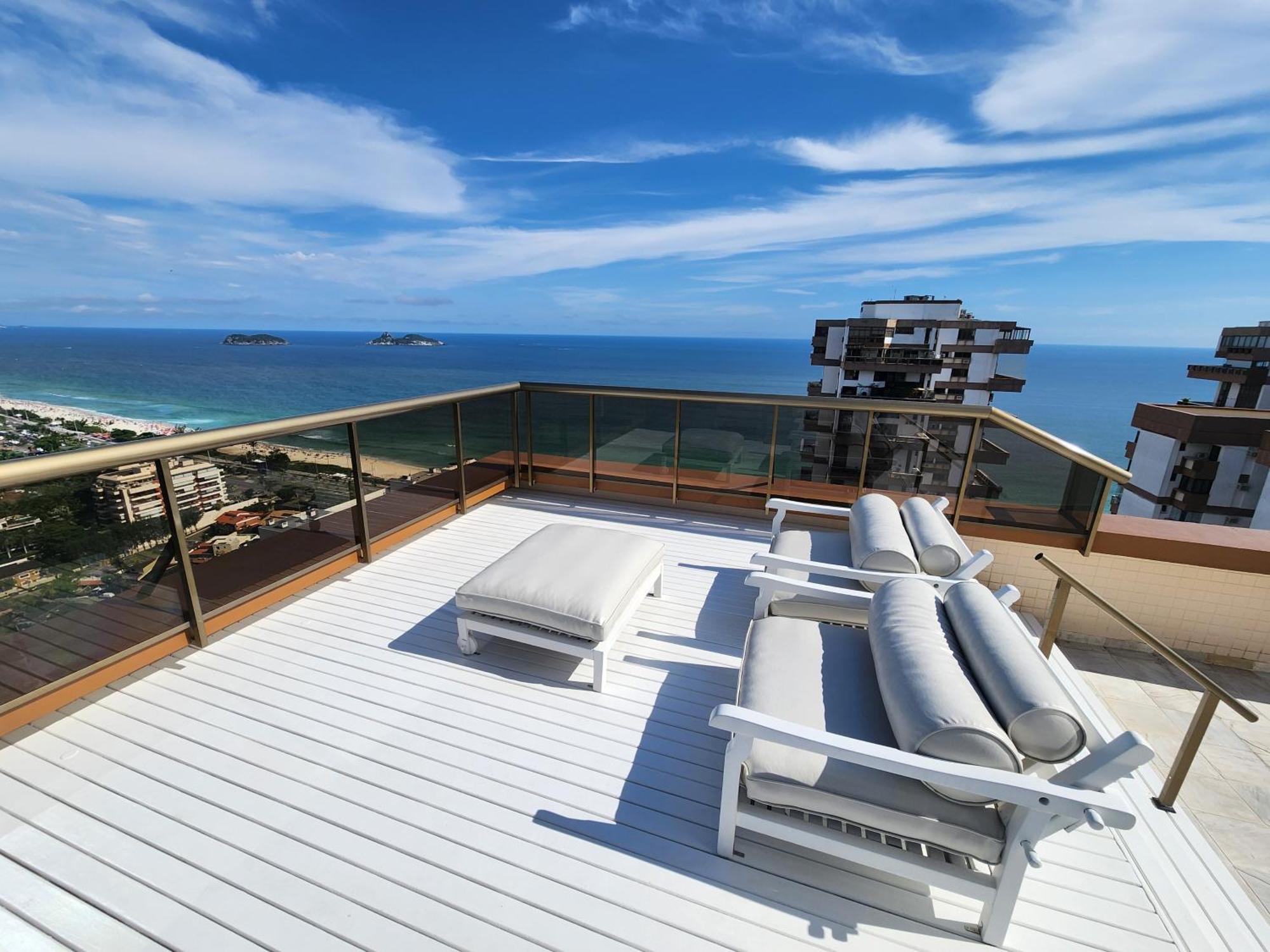 Apartamento Barramares Flat - Condominio Em Frente A Praia Da Barra Da Tijuca リオデジャネイロ エクステリア 写真